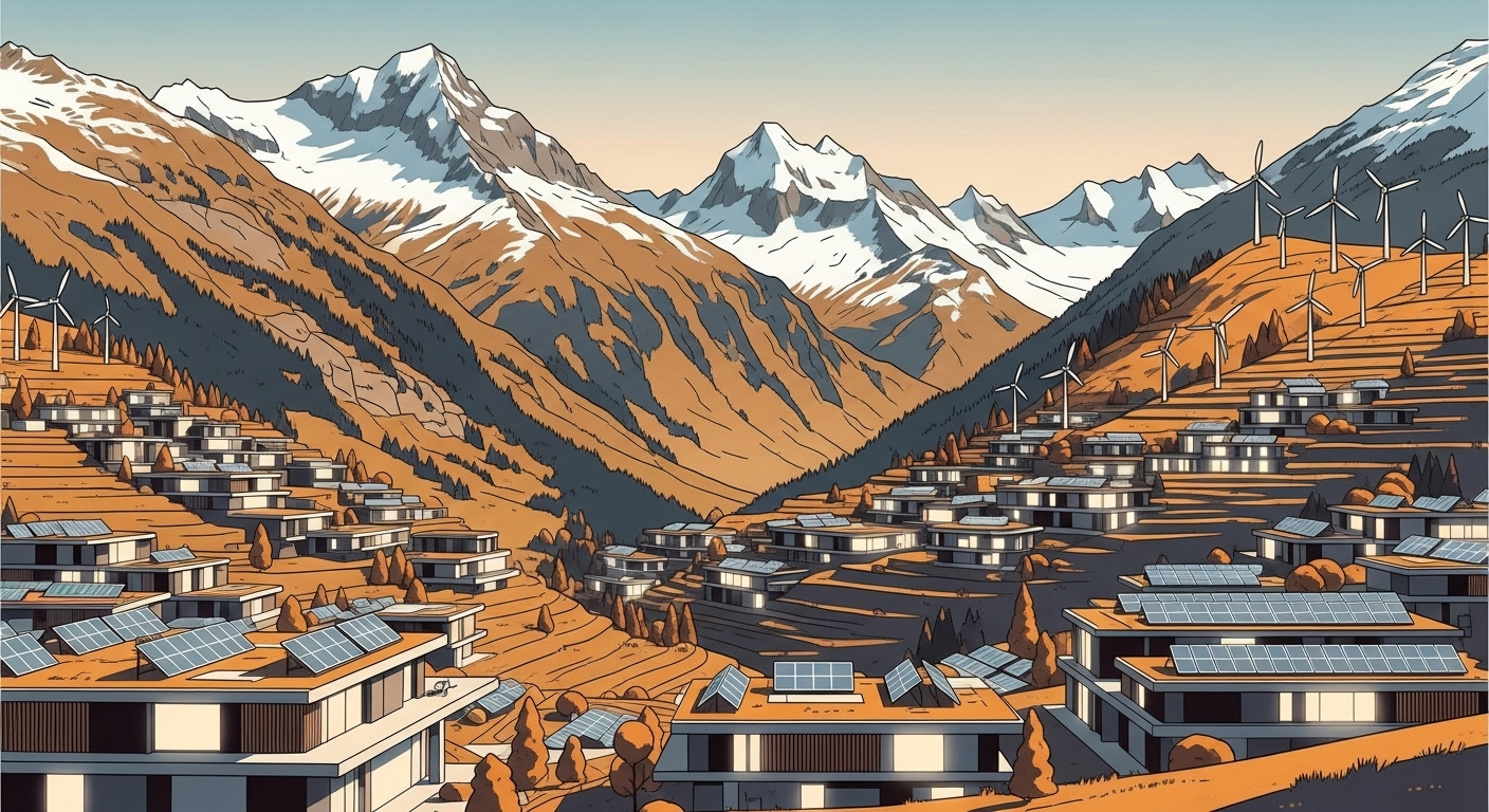 Paysage en 2100